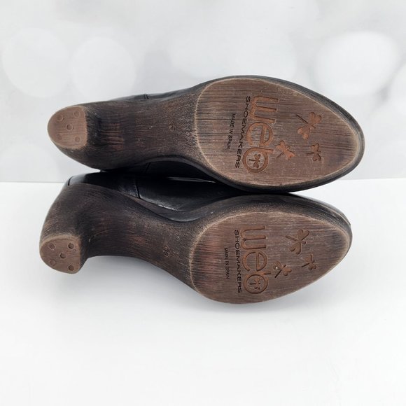 Black High Heels Ankle Boots by Eric Michael - Picture 8 of 12